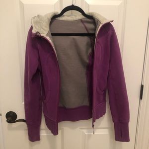 Lululemon purple scuba sweatshirt